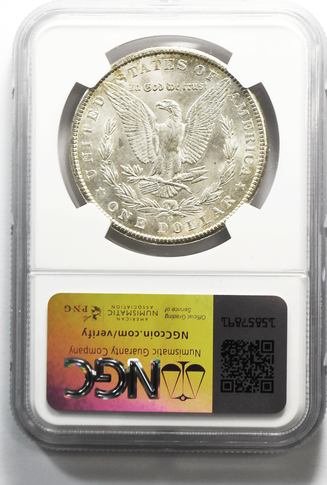 1902 O $1 Morgan Silver Dollar MS60 NGC Uncirculated New Orleans
