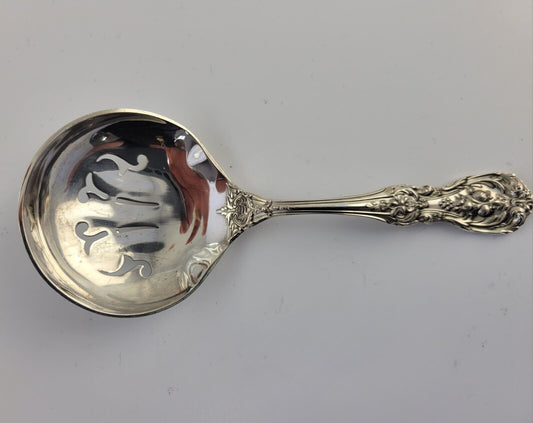 Reed & Barton Francis I Sterling Silver 1oz. Bon Bon Pierced Spoon 4 5/8"