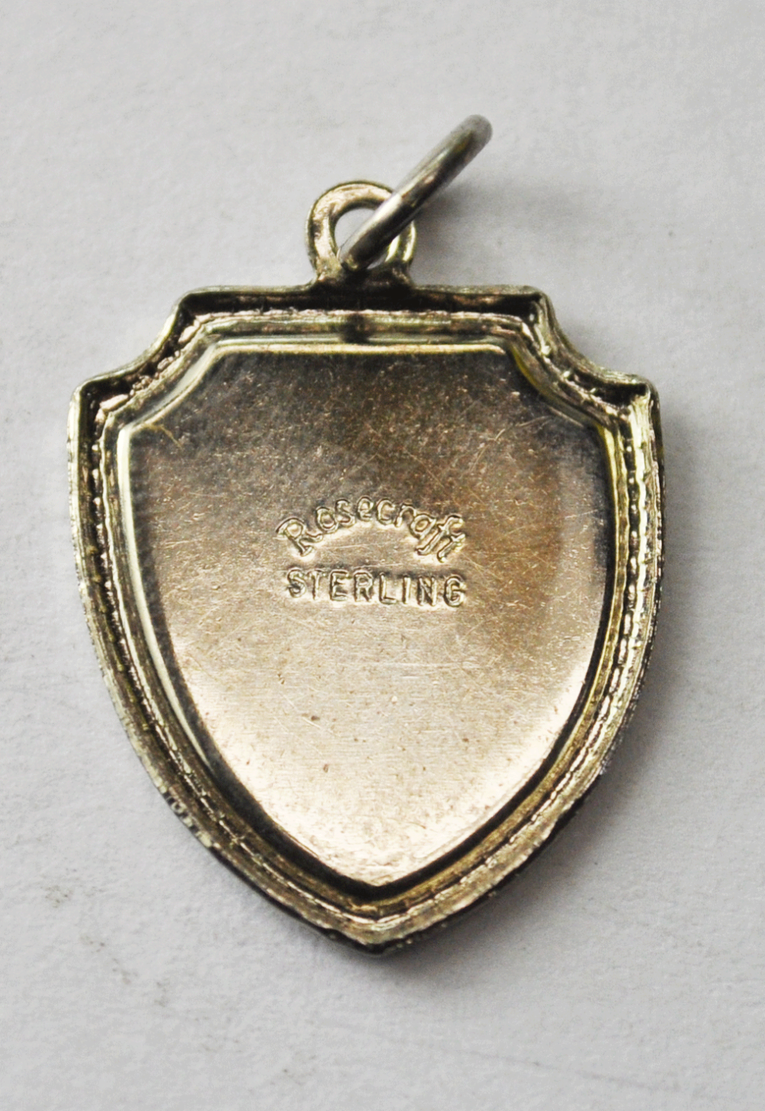 Kentucky Thoroughbred Horse Enamel Shield Charm  21mm Rosecraft