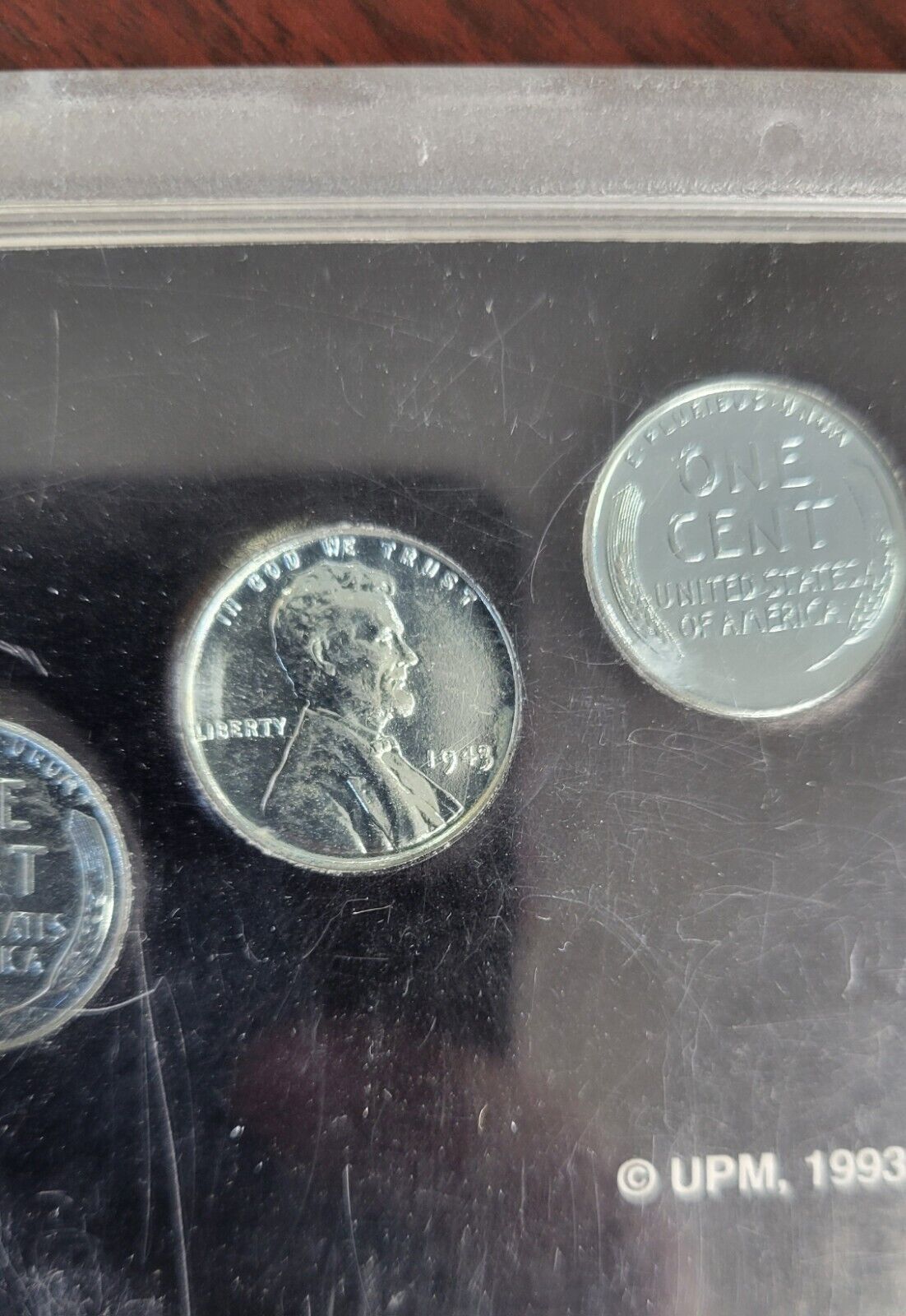 1943 Lincoln Steel Cent Philadelphia Wartime Emergency Issue Set Wheat Penny 1c