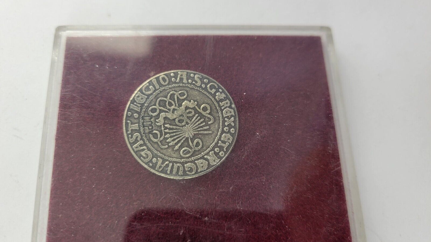 500th Anniversary 1492-1992 Coin Set Spanish II Real Coin Commemorative Columbus