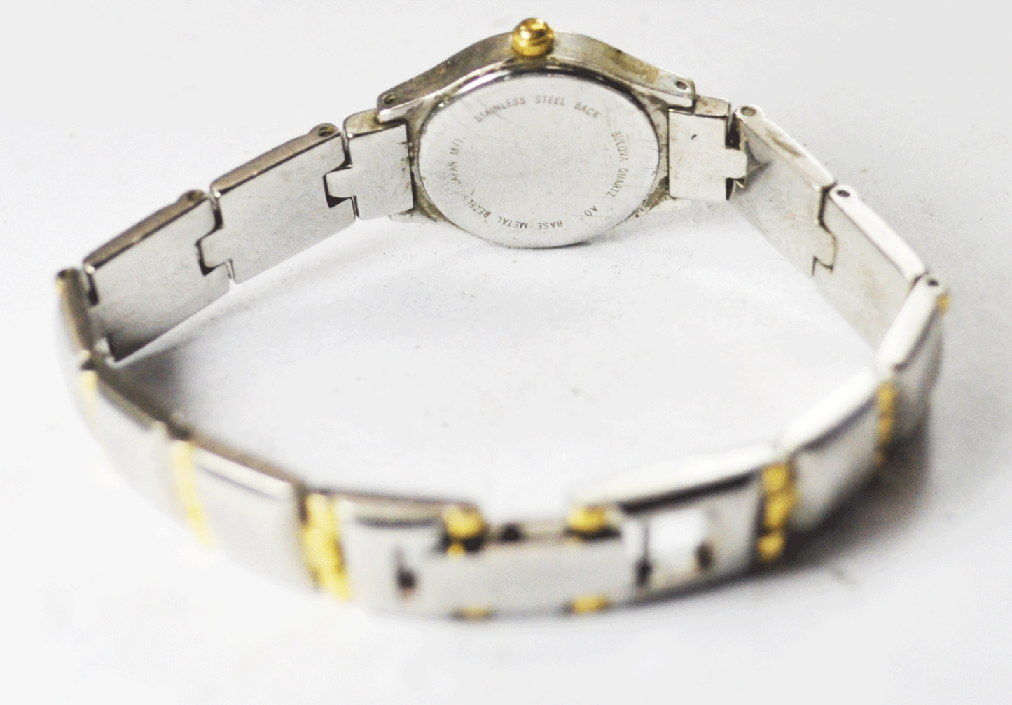 Women's 2000 Caravelle by Bulova 45L03 Two Tone 19mm Quartz Wristwatch