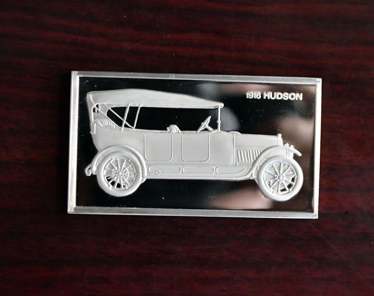 1916 Hudson Centennial Car Ingot Collection 1000 Grain Sterling Franklin Mint