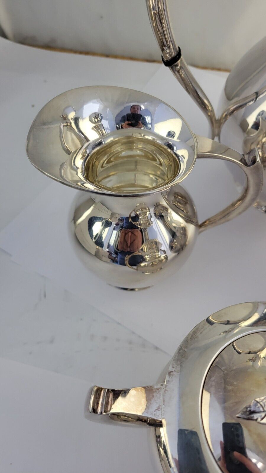 Mid-Century Sterling Silver 5pc. Traveling Tea & Coffee Service Set w/Suitecase