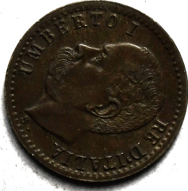 1895 R Italy One Centesimo KM# 30 Uncirculated