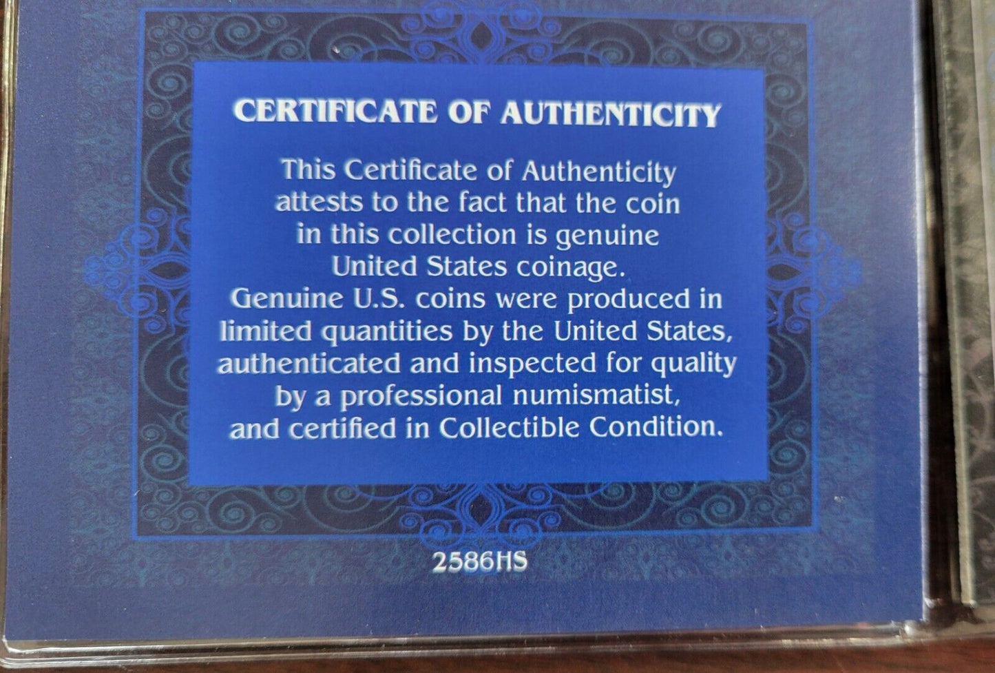 Last Year of Issue 1978 Eisenhower Dollar with COA & Booklet