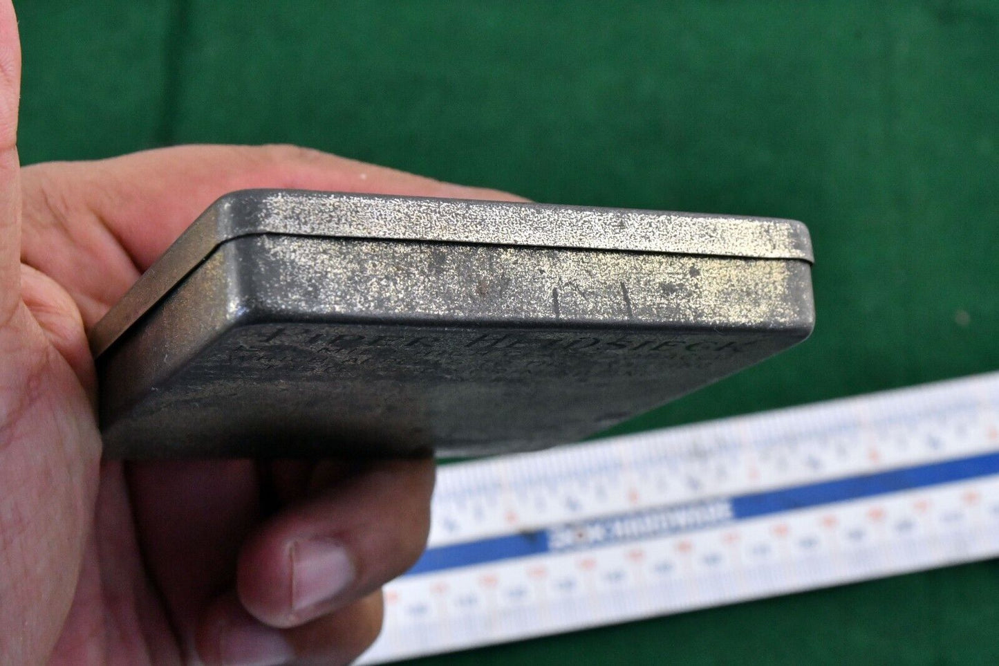 Piper Heidsieck Chewing Tobacco Champagne Flavor Tin Container 3" x 3" x 1/2"