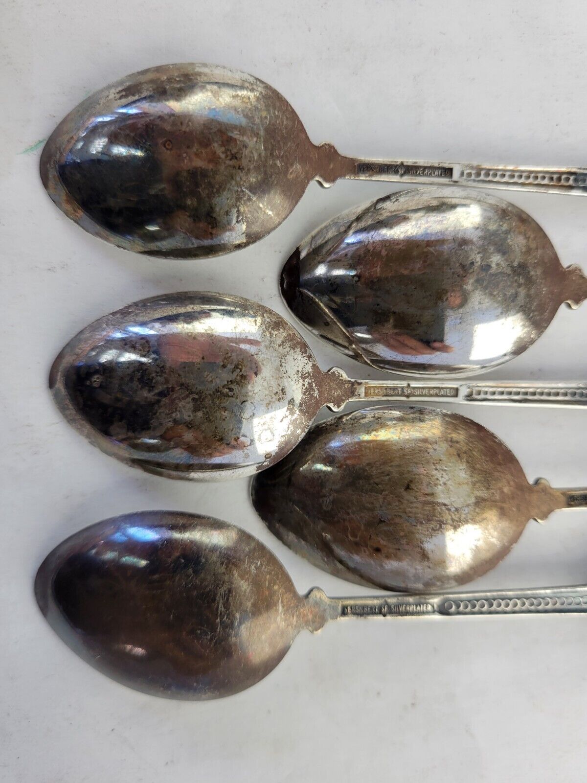 5pc Set Souvenir Spoon Hummel 1982 ARS Edition Silverplated 1981 ,86 ,83 ,82 ,80