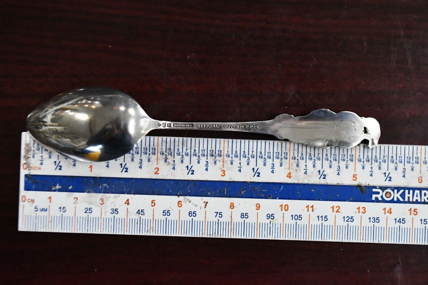 1915 Panama Pacific Exposition Sterling 5 3/8" Souvenir Spoon .53 oz. San Fran