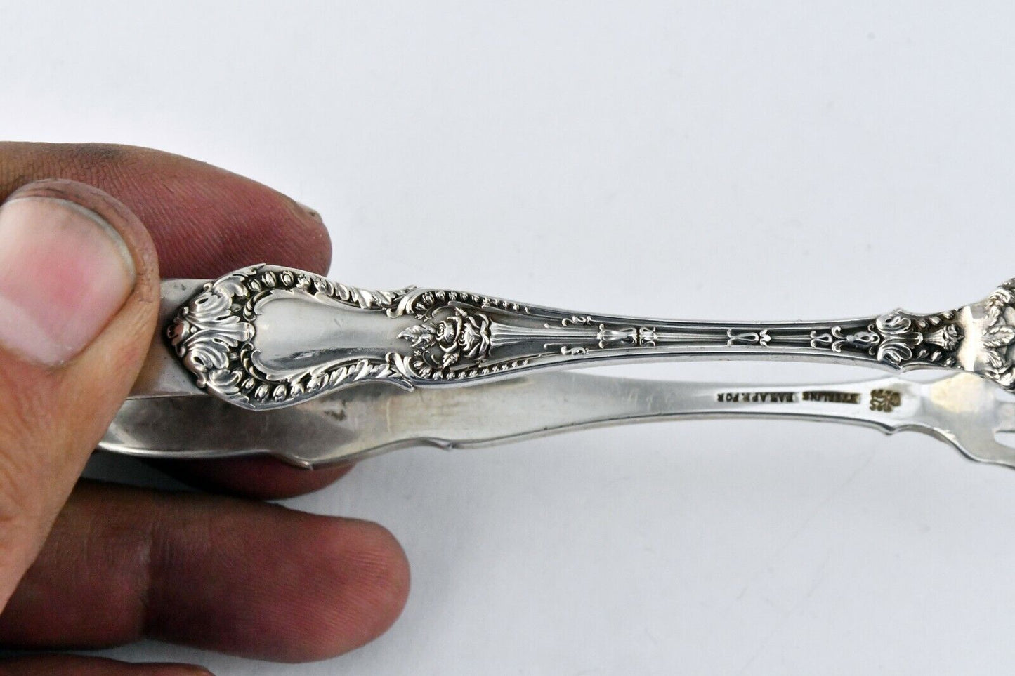 Dorothy Vernon by Whiting Sterling Silver 4" Sugar Tongs .97 oz.