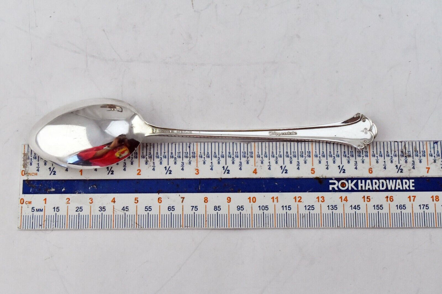 Chippendale by Towle Sterling Silver 6 1/8" Solid Teaspoon .82oz.
