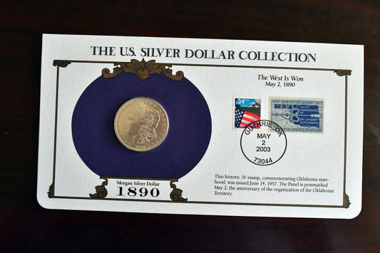 1890 Morgan Dollar Postal Commemorative Society Silver Dollar Collection