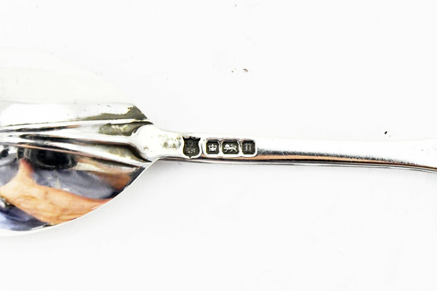 Thomas Bradbury & Sons Sheffield England Sterling Silver 4 3/8" Baby Spoon .53oz