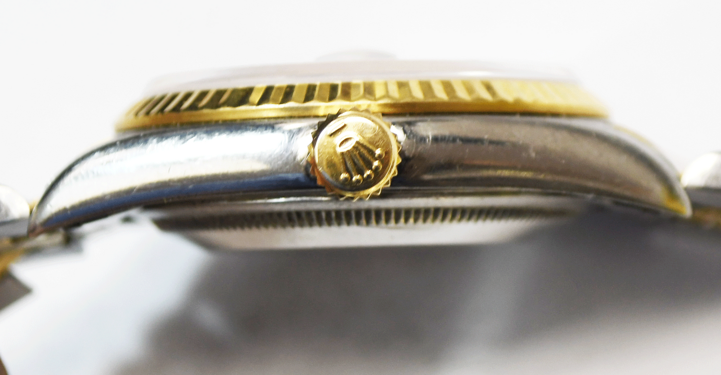 1996 Men's Rolex Datejust 16233 White Stick Dial 36mm 18k Jubilee Band 3135