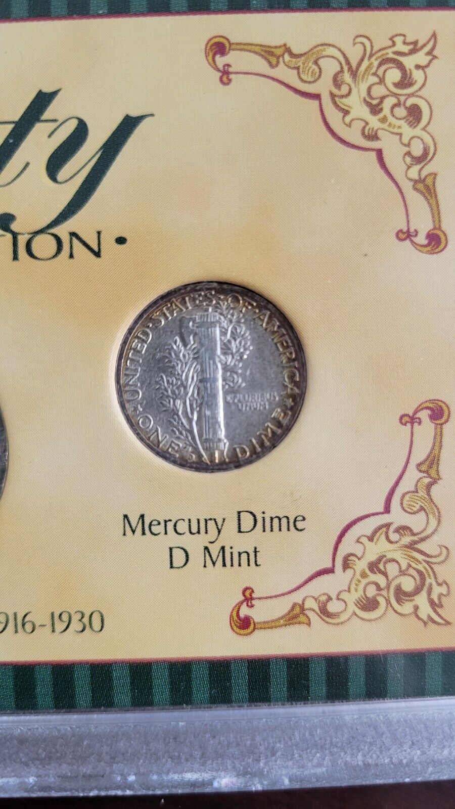 Liberty Coin Collection Mercury Dimes & Standing Liberty Quarter Encapsulated