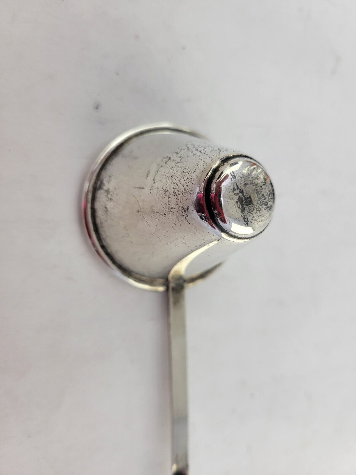 Vintage Sterling Silver Candle Snuffer With Twisted Handle 9 7/8"
