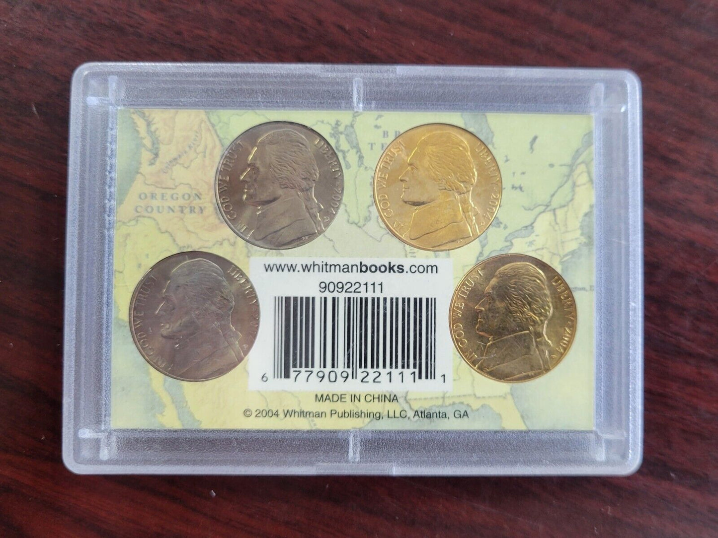 2004 P & D Westward Journey Nickel Set In Holder From Whitman