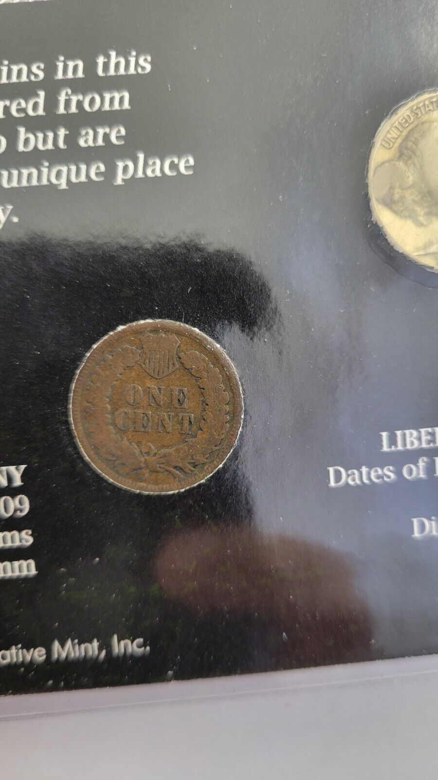 America's Classic Coins 1901 Indian Head Cent, 1936 Buffalo Nickel, 1911 Nickel