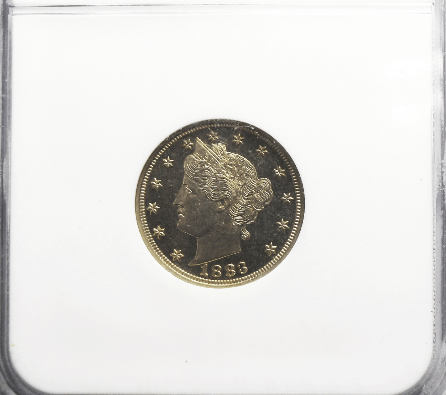 1883 Cents 5c V Liberty Nickel Proof Five Cents PCGS PR66 Cameo Uncirculated WC