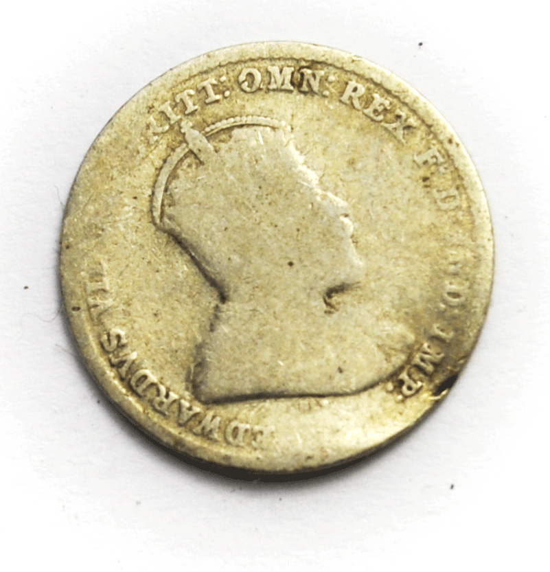 1910 Australia 3p Three Pence Silver Coin KM#18