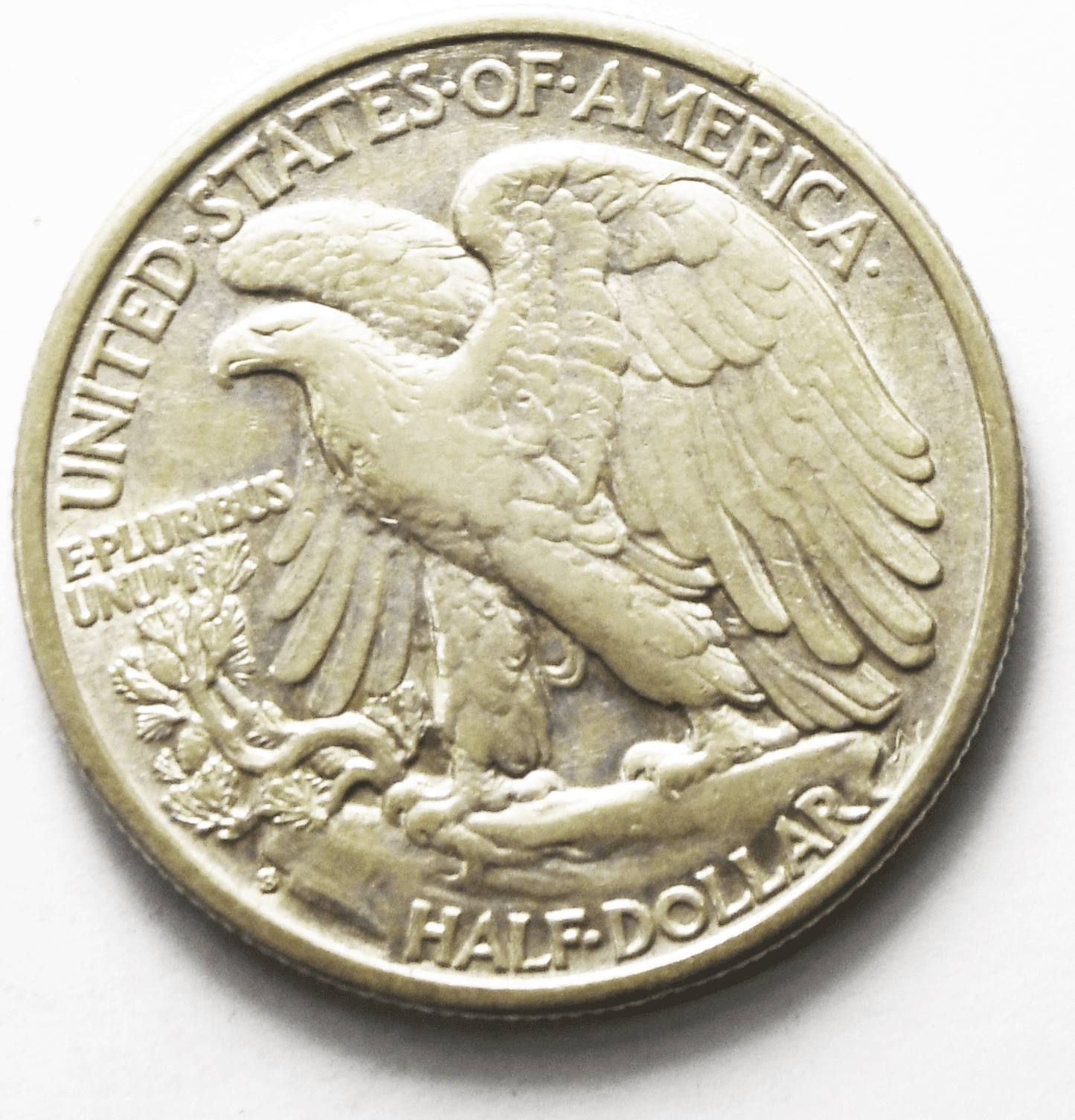 1934 S 50c Walking Liberty Silver Half Dollar Fifty Cents San Francisco AU