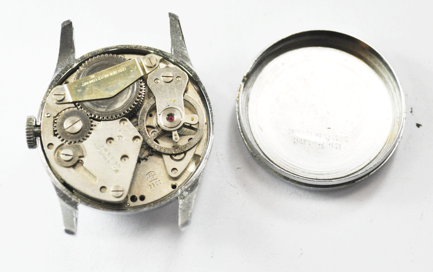 Vintage Tops All Military Wristwatch Black 24hr Dial 8800 Criterion 29mm