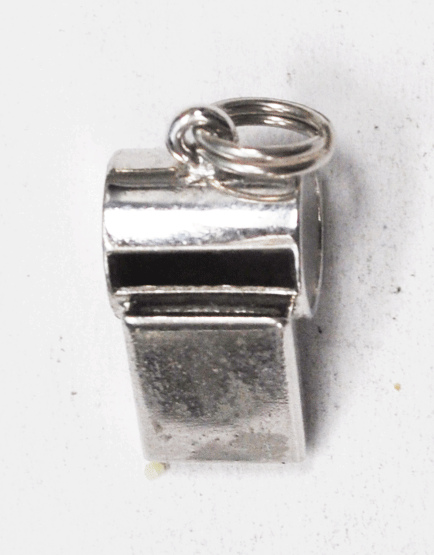 Sterling Silver Danecraft Whistle 20mm x 15mm Charm
