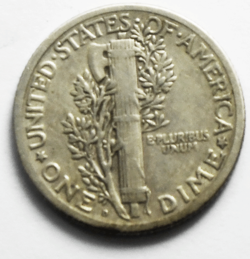 1917 D 10c Mercury Silver Dime Rare Ten Cents Denver