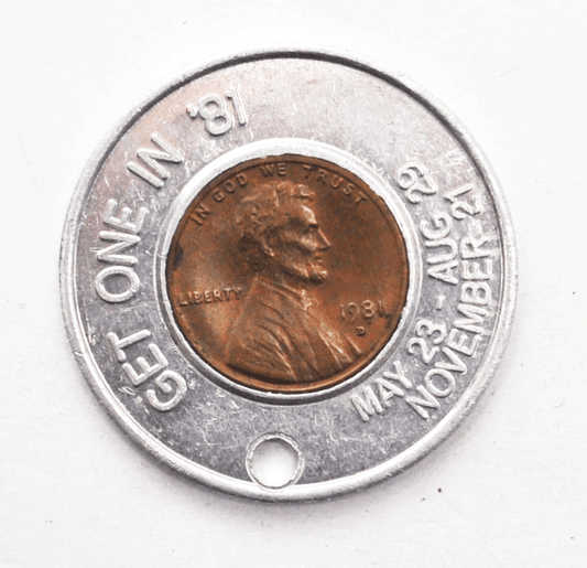 Get One in 81 May 23- Aug 29 Shrines Temple KC MO ARARAT Encased Penny 11-21