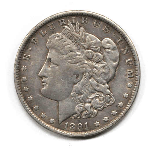 1891 $1 Morgan Silver One Dollar US Coin Philadelphia VAM 2B