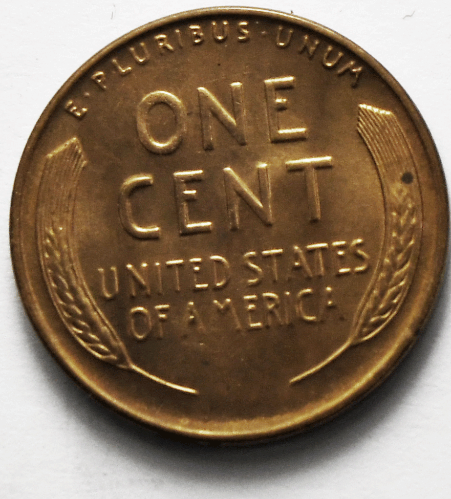 1938 S 1c Lincoln Wheat Cent San Francisco Penny Uncirculated
