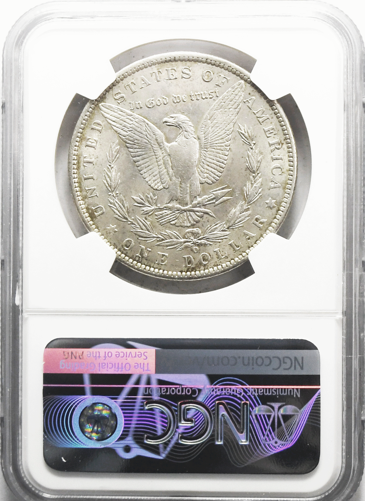 1886 O $1 Morgan Silver One Dollar NGC  New Orleans AU58