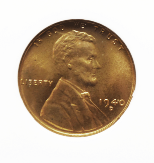 1940 D 1c Lincoln Wheat Cent One Penny NGC MS67 RD Gem Unc Old Holder