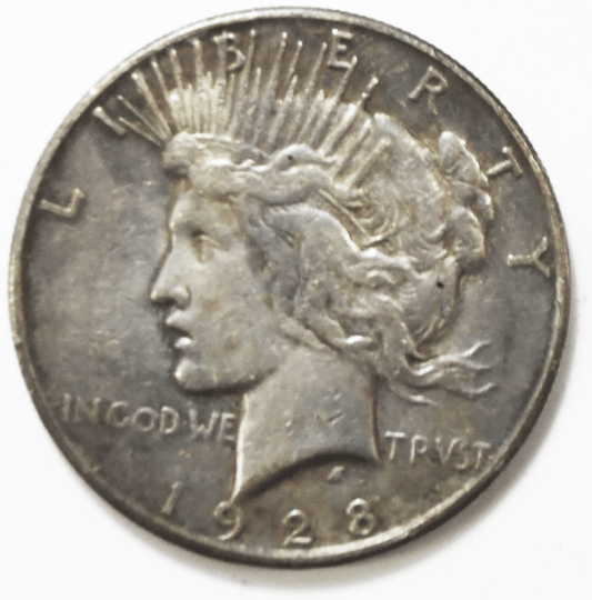1928 S $1 Peace Silver One Dollar US San Francisco