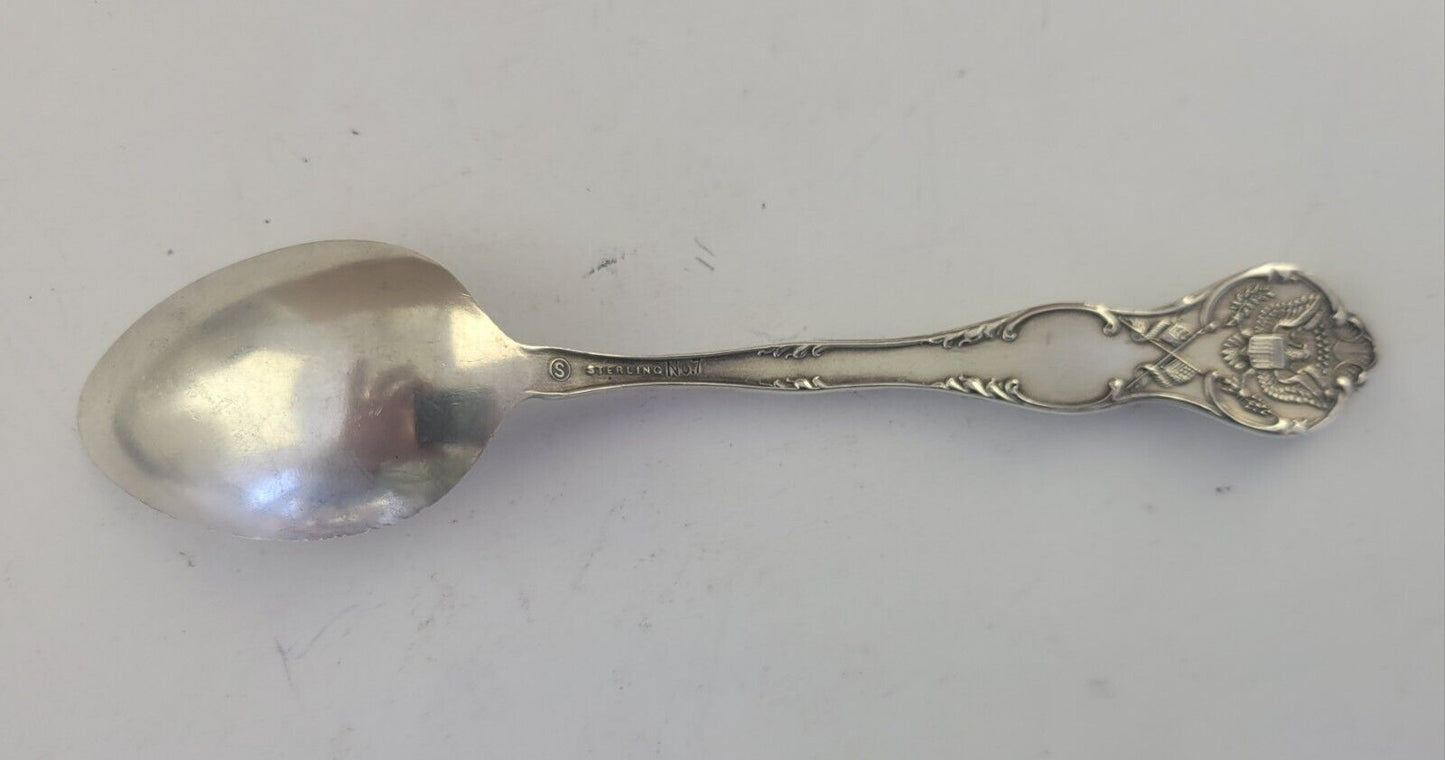 Lebanon Indiana High School Sterling 5 3/8" Souvenir Spoon .57oz. By Shepard