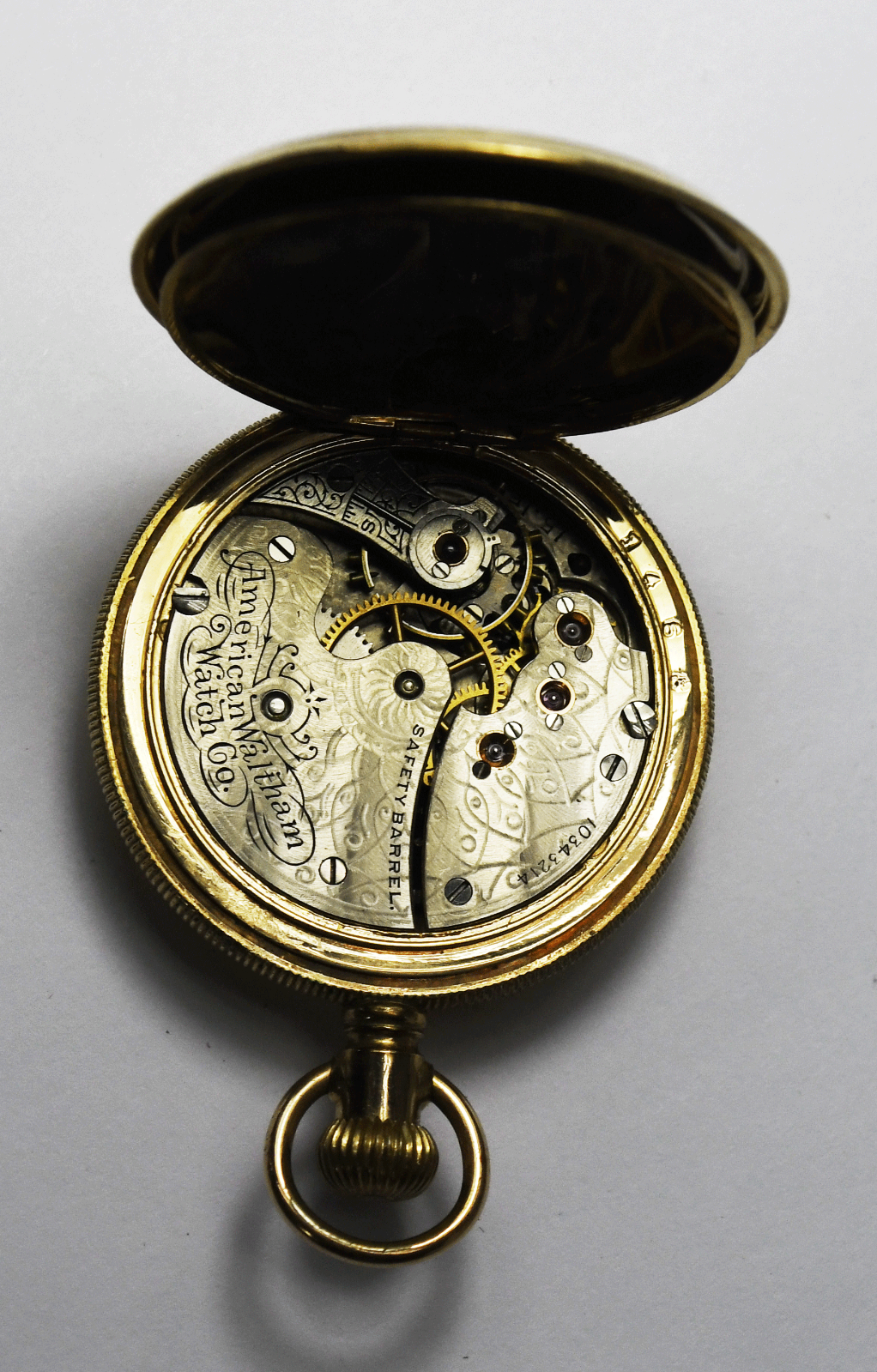 1901 Waltham Seaside Size 0 Gold Filled Hunters Case Pocket Watch