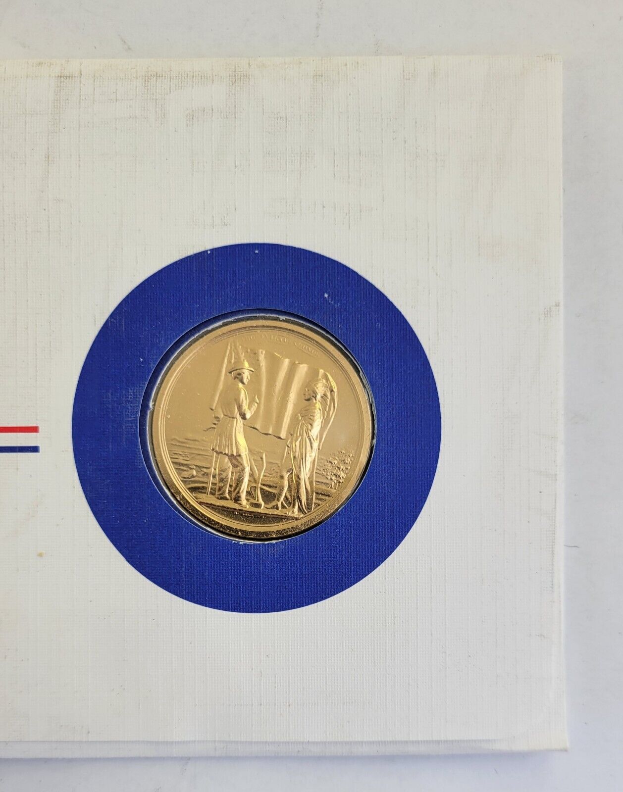 M Fillmore Presidential Covers Medal Postal Commemorative Society Gold Plated