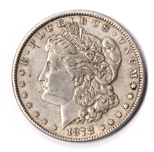 1878 $1 79 Reverse Morgan Silver One Dollar Philadelphia VAM 226