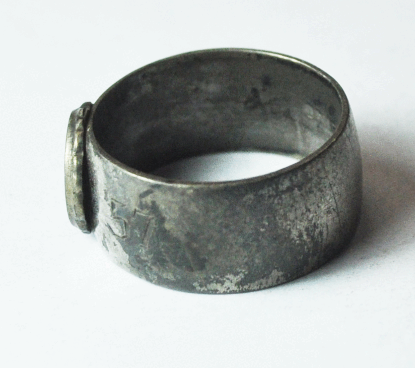 1957 1929 Los Angeles City College Antique Sterling Silver Ring 9mm 7-1/2