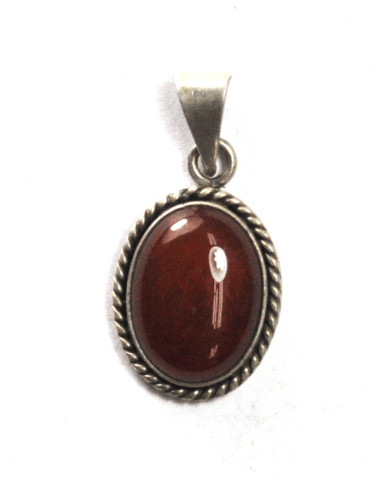 Sterling Silver Amber Oval Twist Halo 31mm x 16mm Pendant 4mm Bale