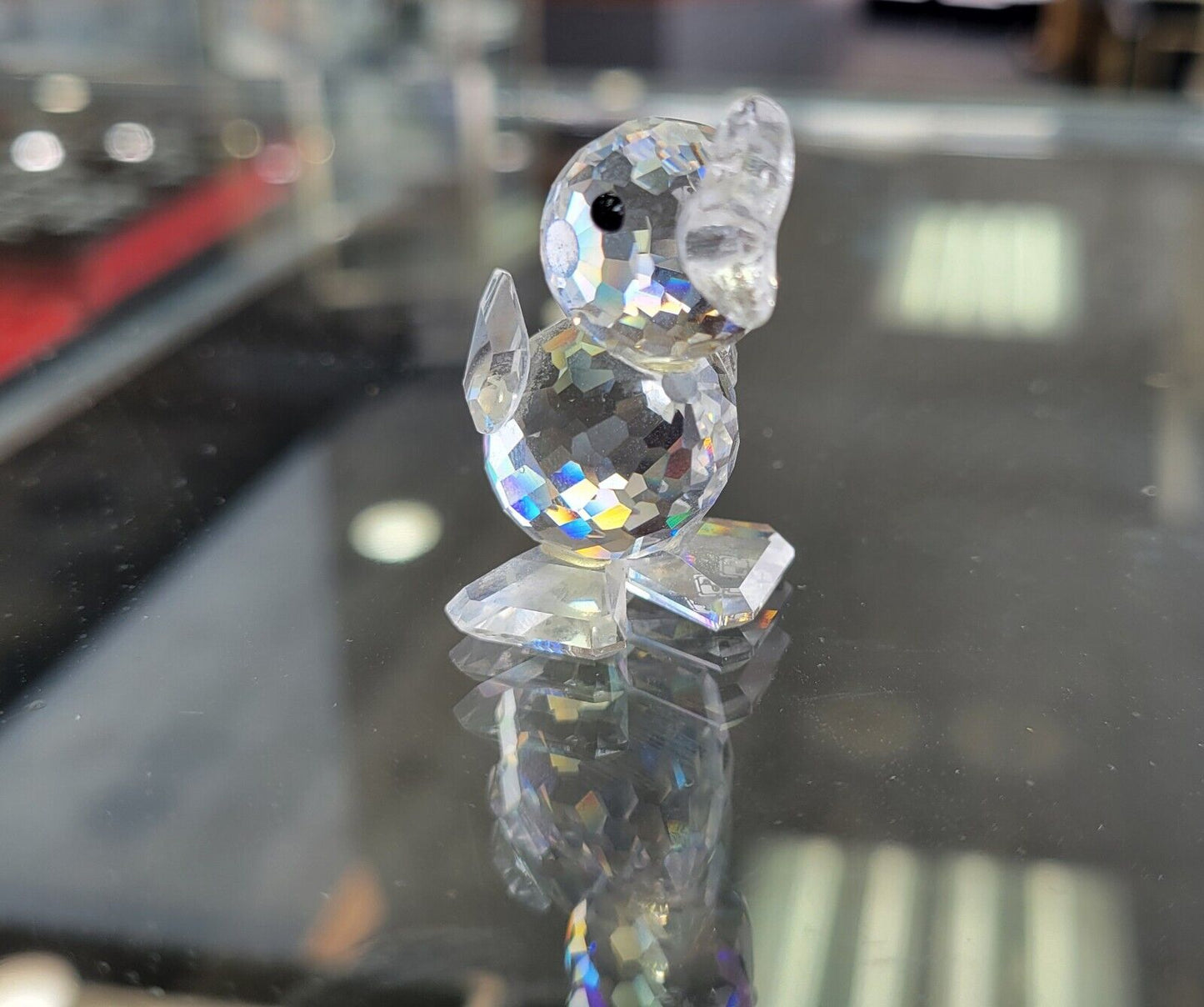 Vintage Swarovski Crystal Miniature Drake Duckling Bird No Box Austria