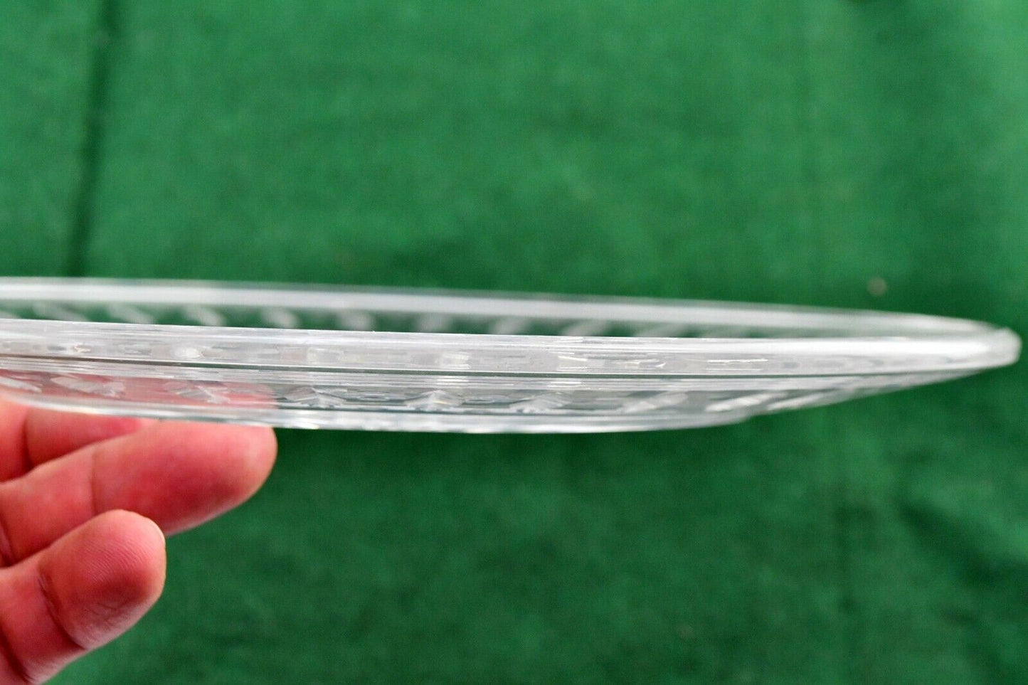 8 3/8" Stuart Dinnerware Crystal Glass Luncheon Bread Plate