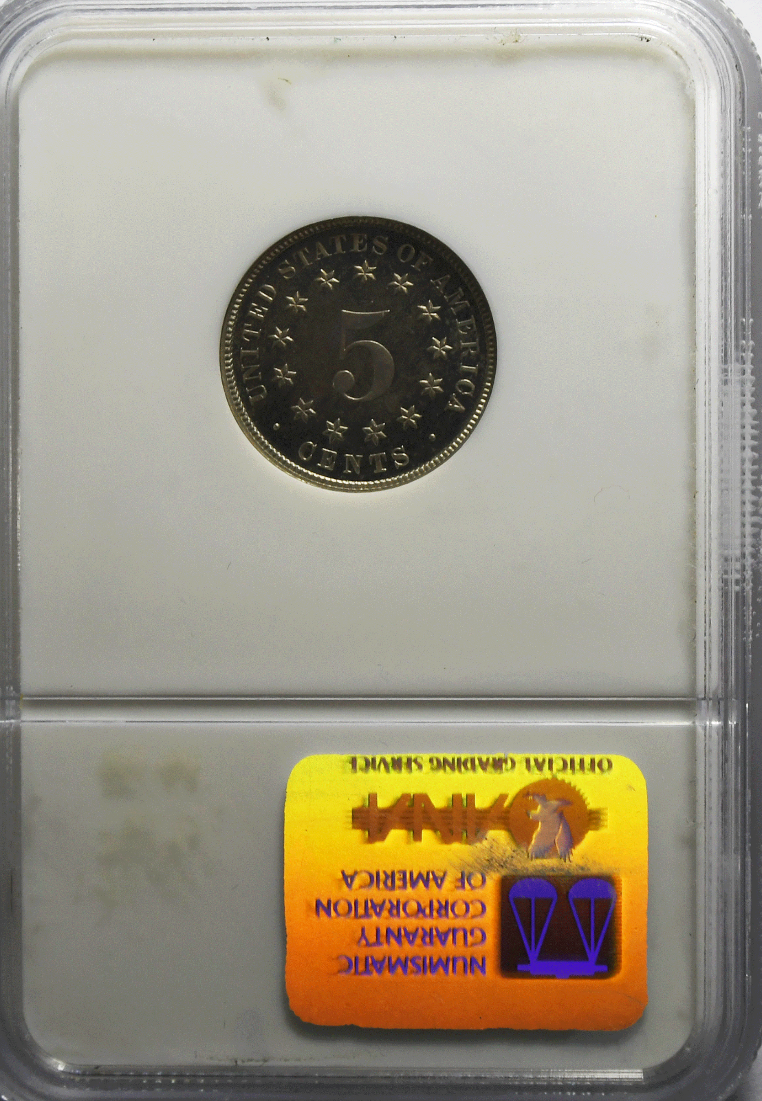 1883 5c Proof Shield Nickel Five Cents US Coin PF65 Cameo NGC