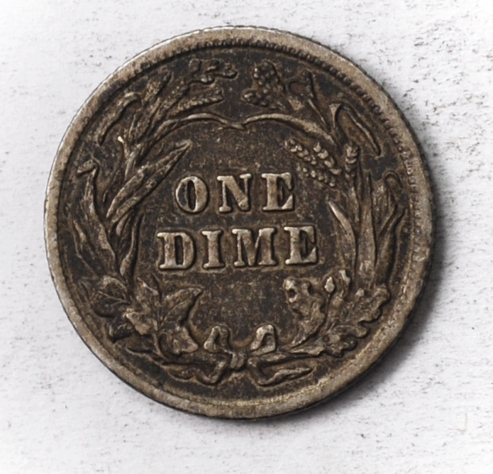 1903 10c Barber Silver Dime Ten Cents Philadelphia