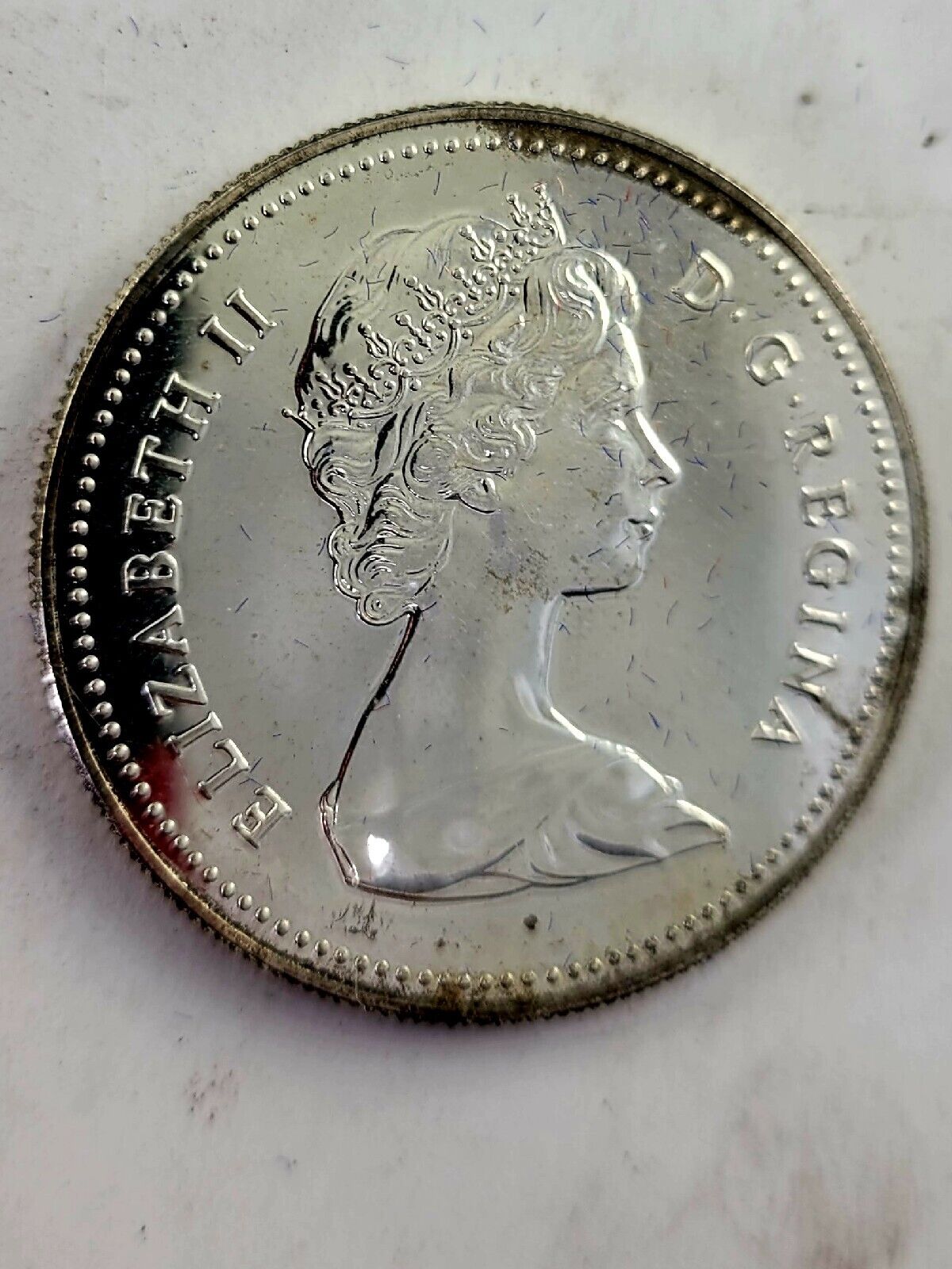 1980 Royal Canadian Mint Arctic Territories Polar Bear Silver