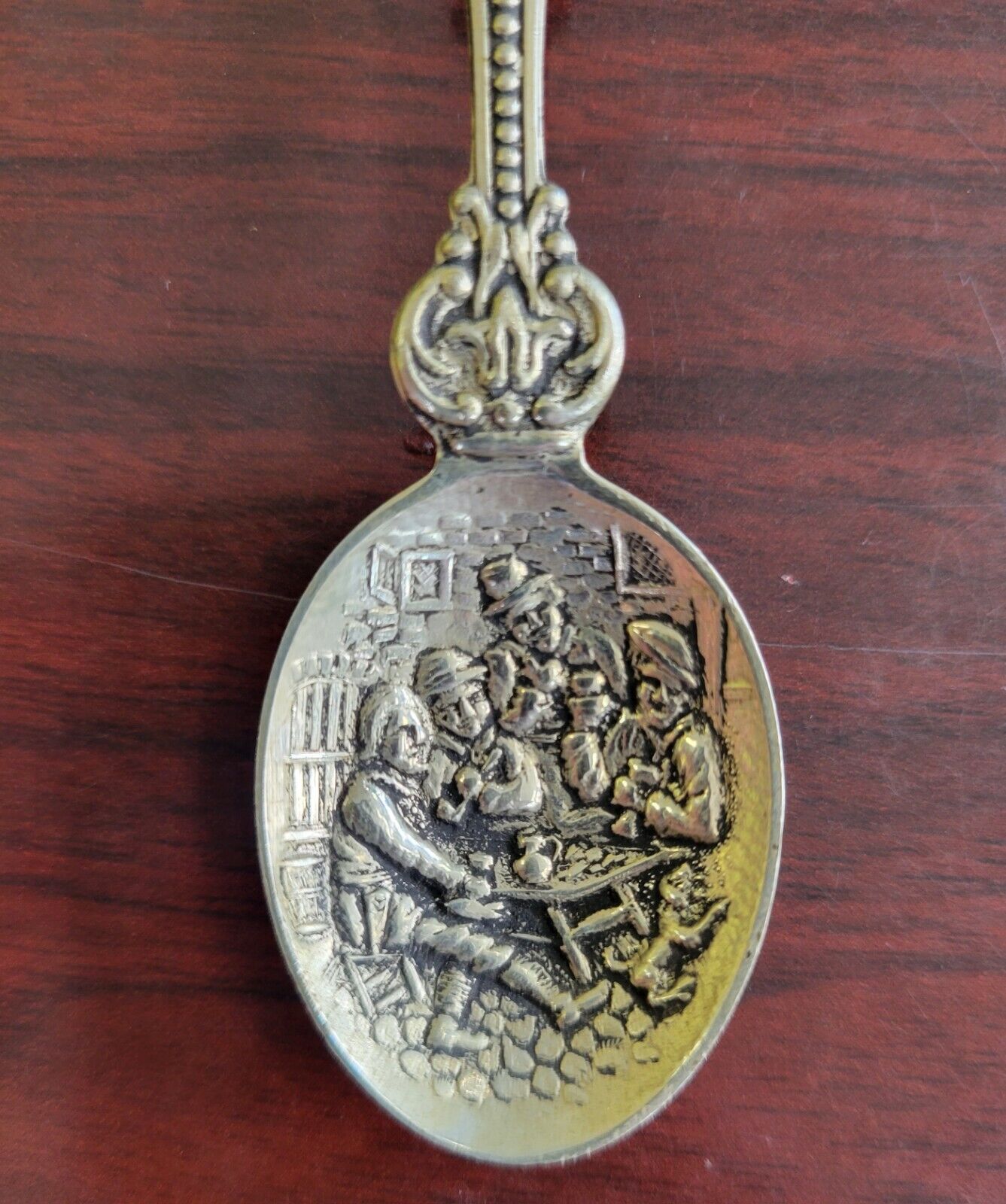 Vintage San Francisco Souvenir Spoon Tavern Merriment Holland 4 1/2" California