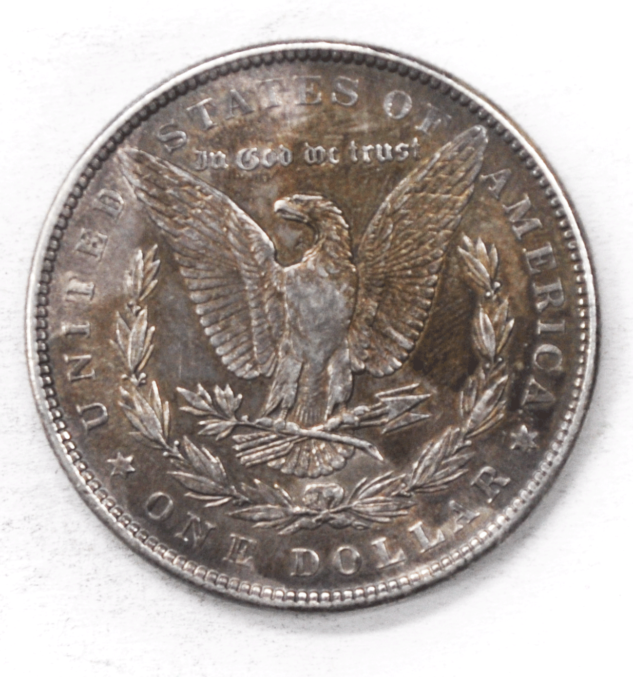 1887 $1 Morgan Silver One Dollar US Coin Philadelphia AU