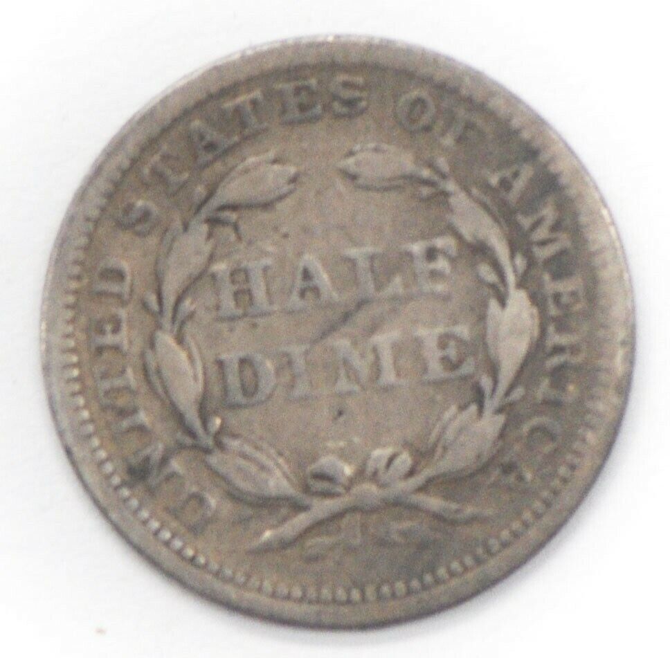 1852 H10c Seated Liberty Silver Half Dime Philadelphia
