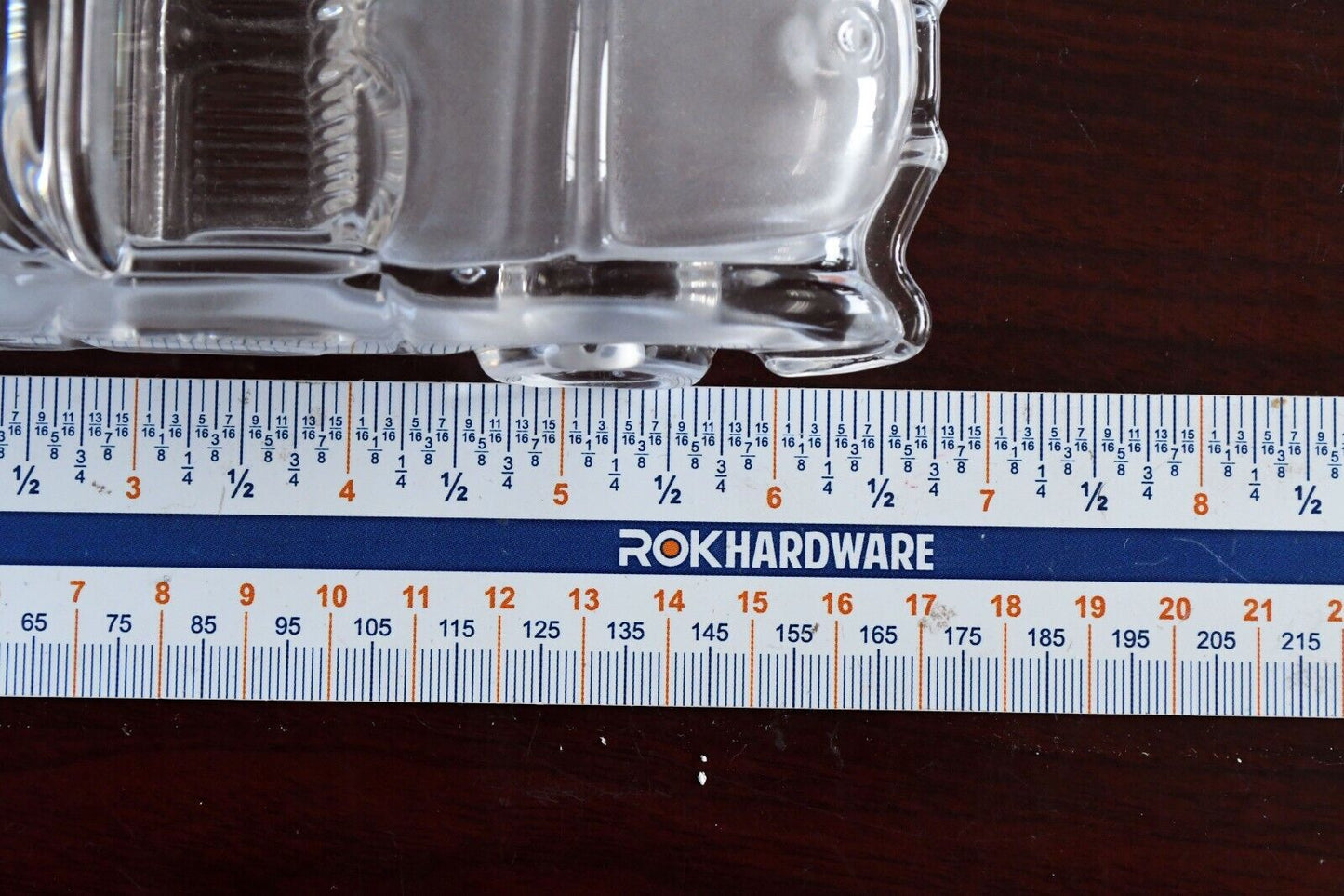 Hofbauer Crystal Solid 1959 Corvette with Stand Paperweight Western Germany