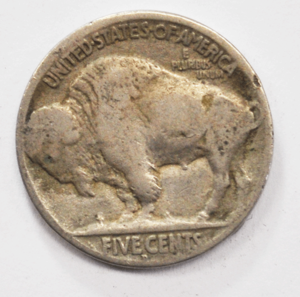 1917 D 5c Buffalo Nickel Five Cents Rare Denver